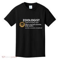 Zoologist Definition Funny Zoology Science Kids T-Shirt thumb 0