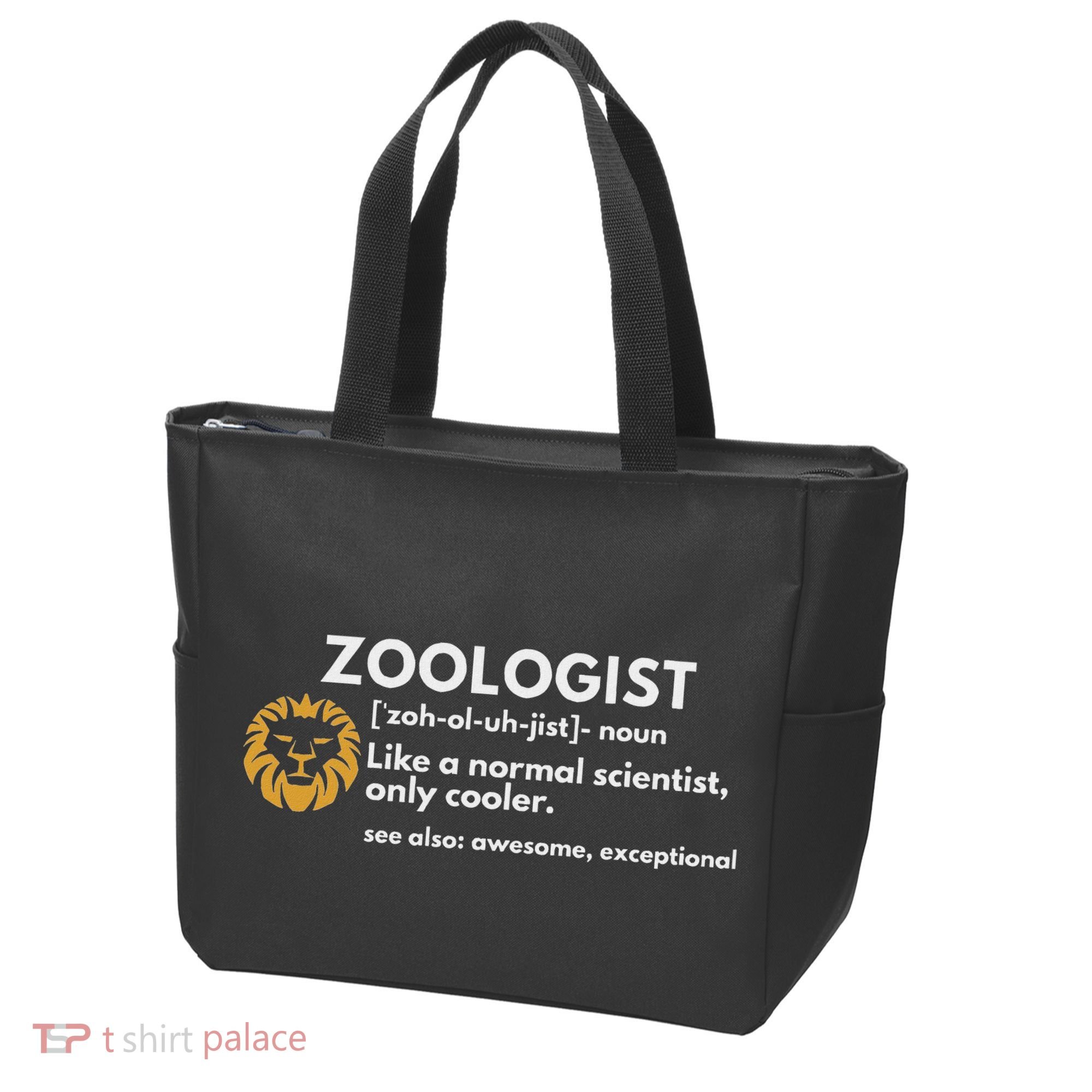 Zoologist Definition Funny Zoology Science Tote Bag