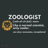 Zoologist Definition Funny Zoology Science Infant Baby Jersey Bodysuit thumb 2