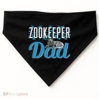 Zookeeper Dad Job Zookeepping Gift USA-Made Doggie Bandana thumb 0