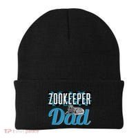 Zookeeper Dad Job Zookeepping Gift Beanie thumb 0