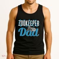 Zookeeper Dad Job Zookeepping Gift Tank Top thumb 3