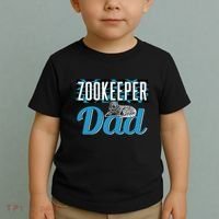 Zookeeper Dad Job Zookeepping Gift Toddler T-Shirt thumb 2