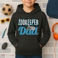 Zookeeper Dad Job Zookeepping Gift Kids Hoodie thumb 2