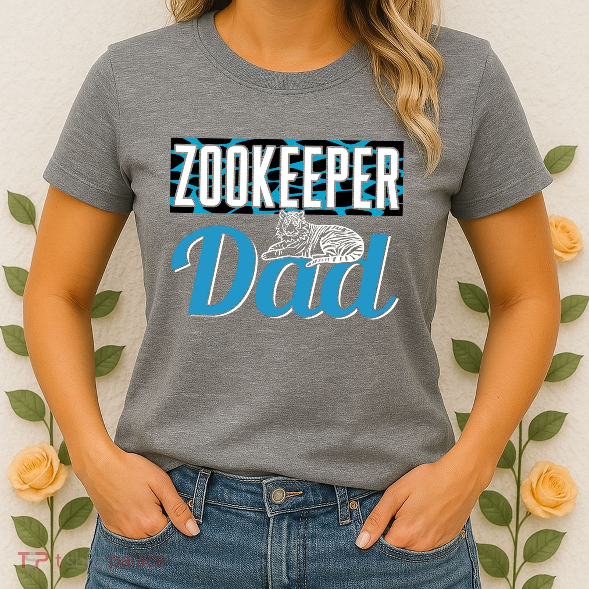 Zookeeper Dad Job Zookeepping Gift Women's T-Shirt
