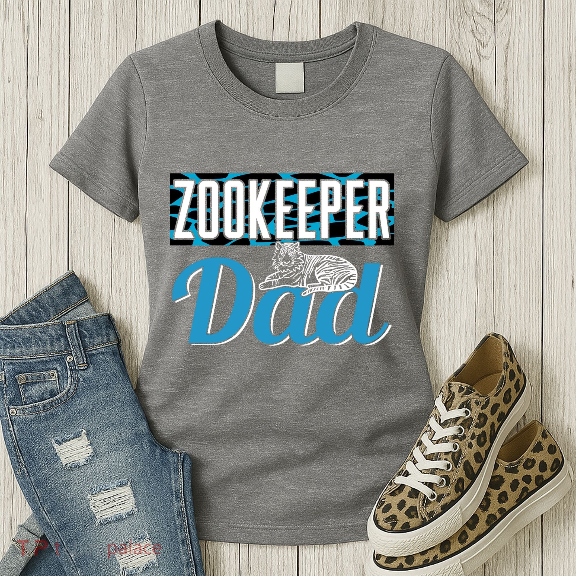 Zookeeper Dad Job Zookeepping Gift Women's T-Shirt