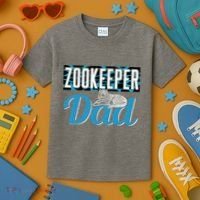Zookeeper Dad Job Zookeepping Gift Kids T-Shirt thumb 3