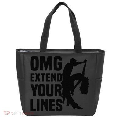 Zouk Dancer Omg Extend Your Lines Zouk Dancing Tote Bag