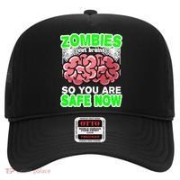 Zombies Eat Brains So You Are Safe Now Hat thumb 0