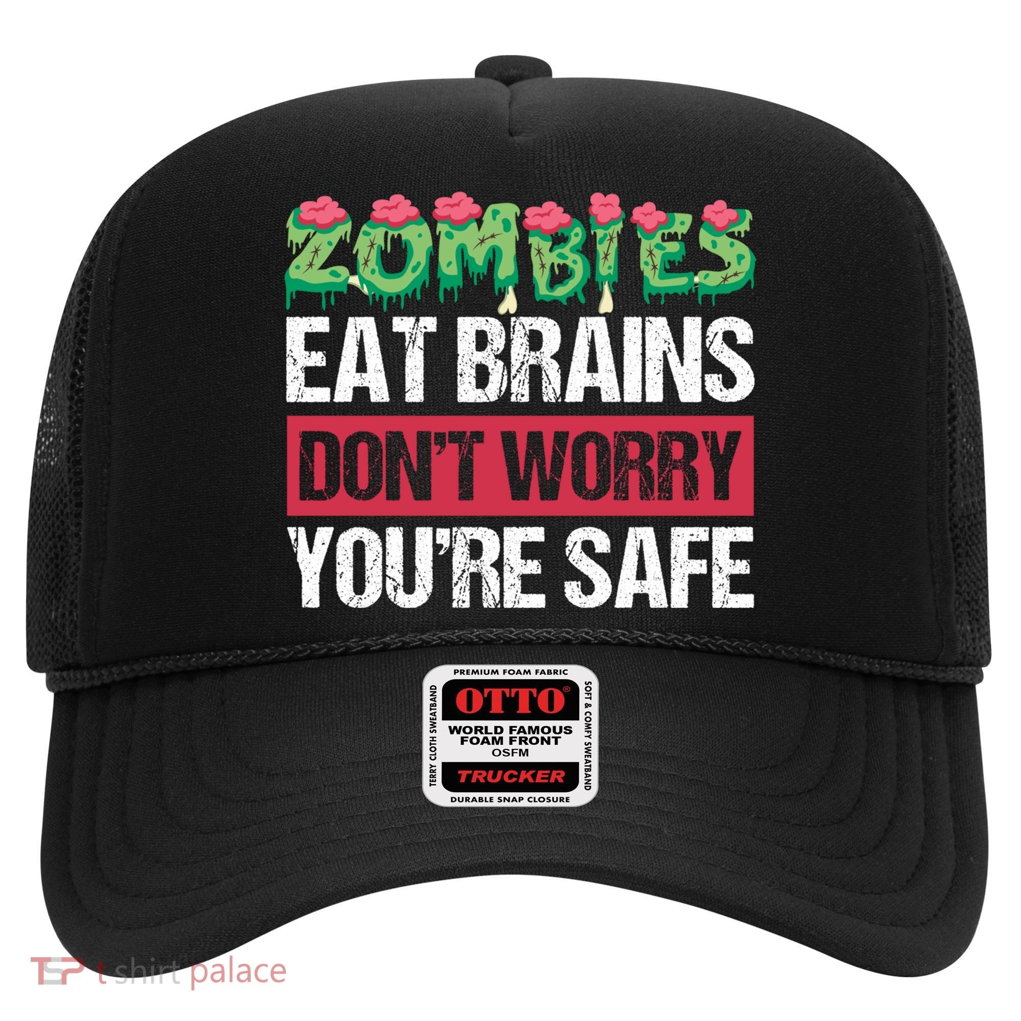 Zombies Eat Brains For Halloween Cute Gift Hat