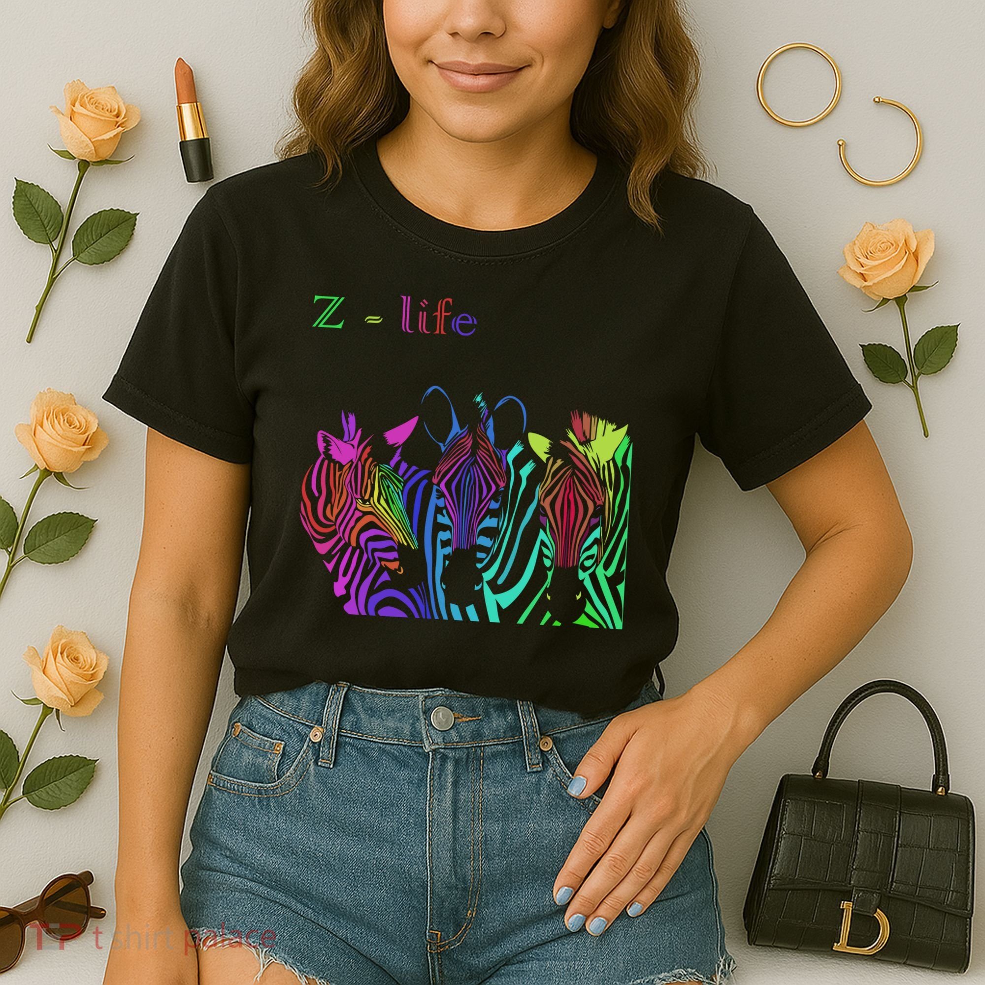 Zebra Life Z Three Zebras Comfort Colors Boxy T-Shirt