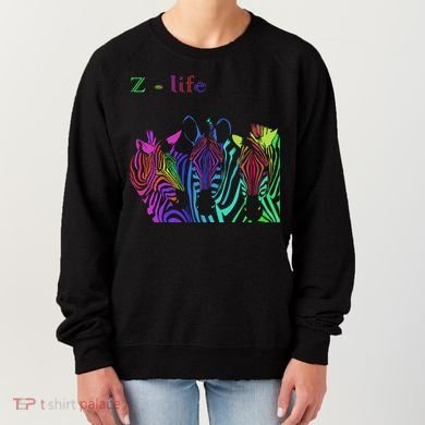 Zebra Life Z Three Zebras Women's Sweatshirt