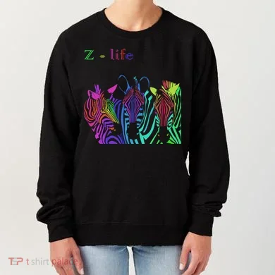 Zebra Life Z Three Zebras Women's Sweatshirt