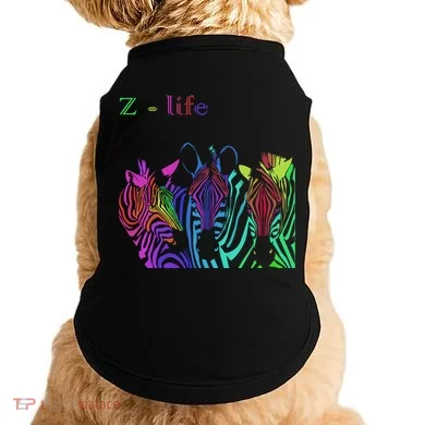 Zebra Life Z Three Zebras Doggie Tank