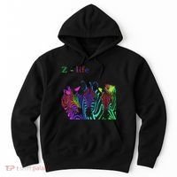 Zebra Life Z Three Zebras Hoodie thumb 0