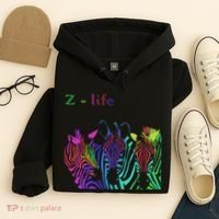 Zebra Life Z Three Zebras Hoodie thumb 4