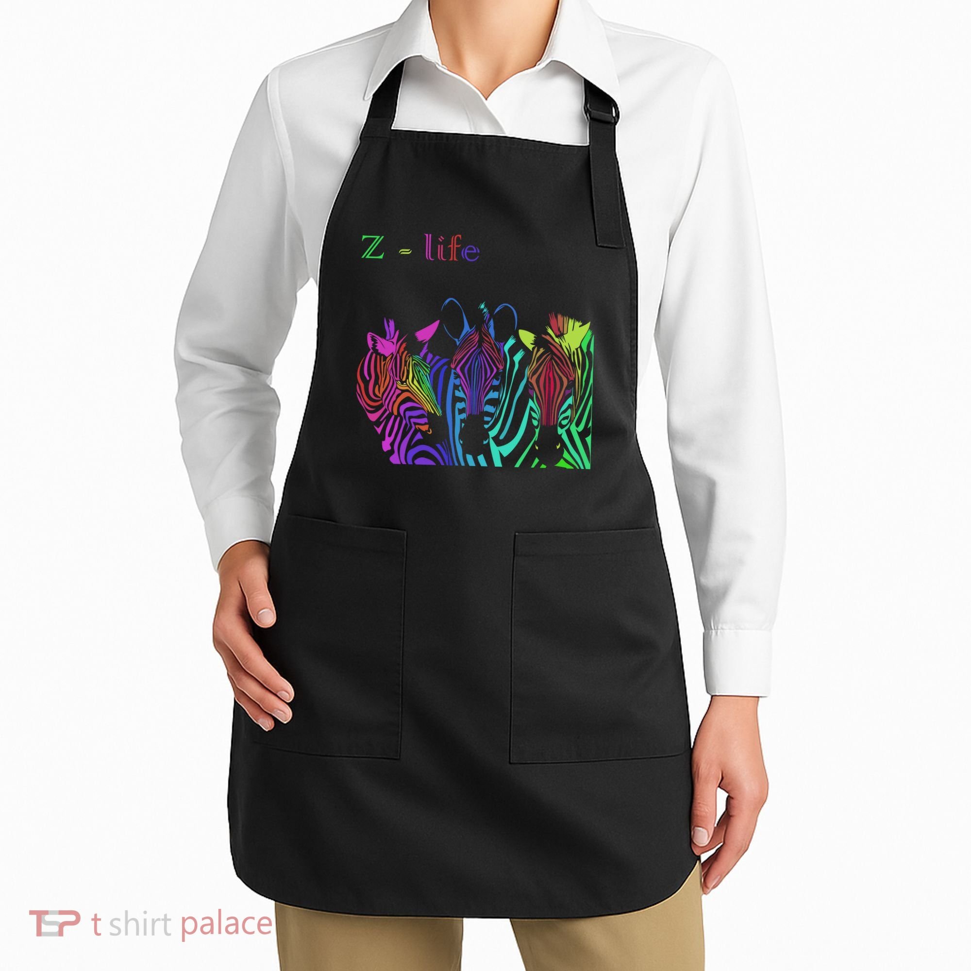 Zebra Life Z Three Zebras Apron