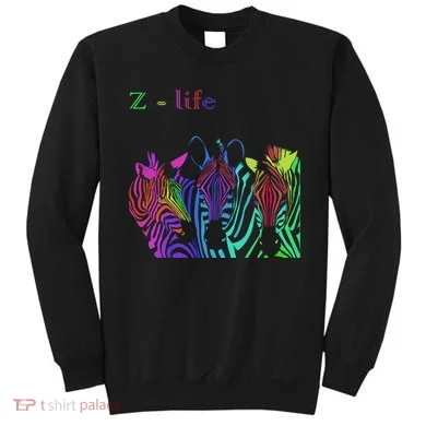 Zebra Life Z Three Zebras Sweatshirt