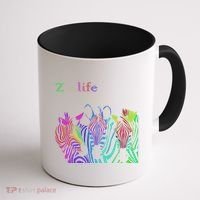 Zebra Life Z Three Zebras Coffee Mug thumb 1
