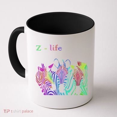 Zebra Life Z Three Zebras Coffee Mug