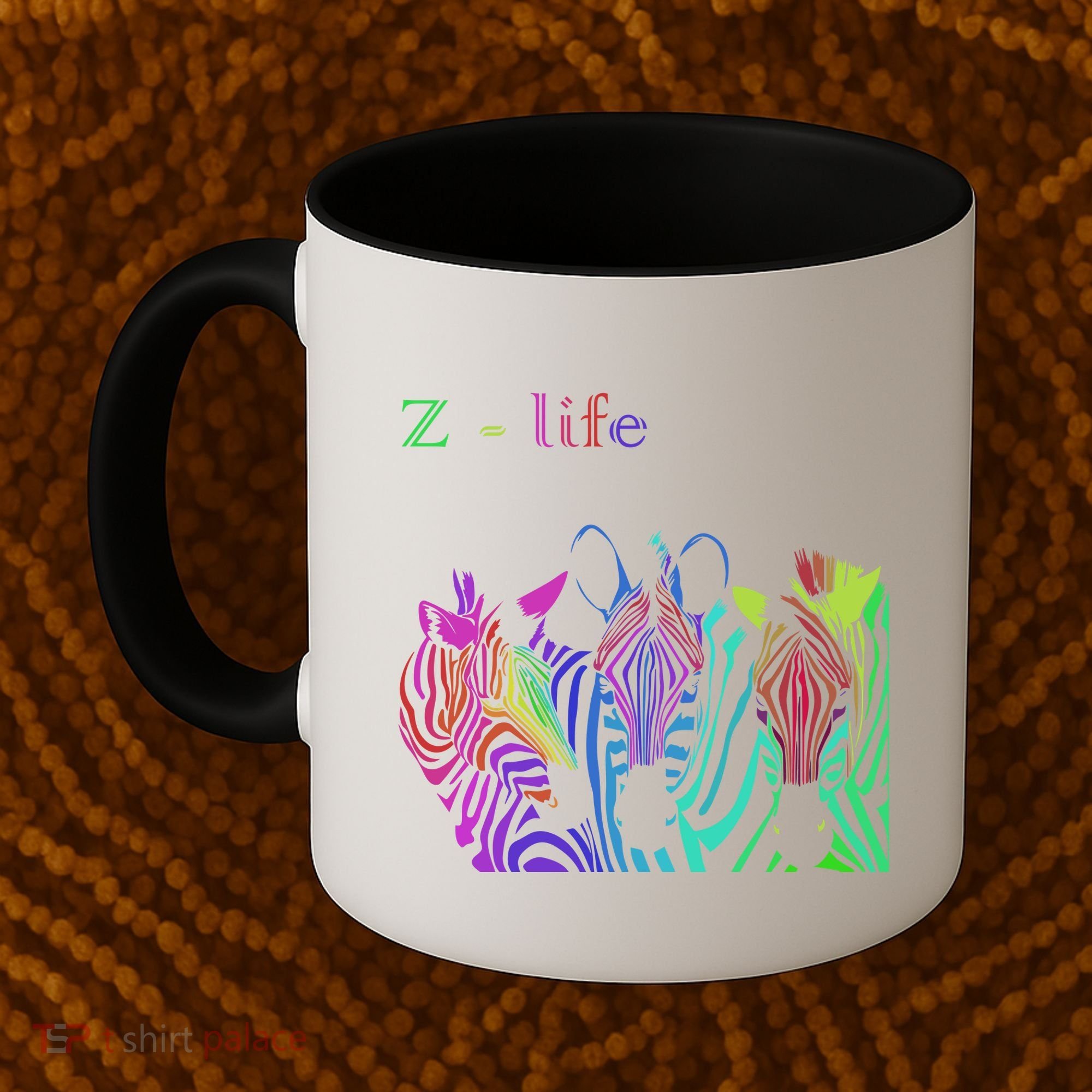 Zebra Life Z Three Zebras Coffee Mug