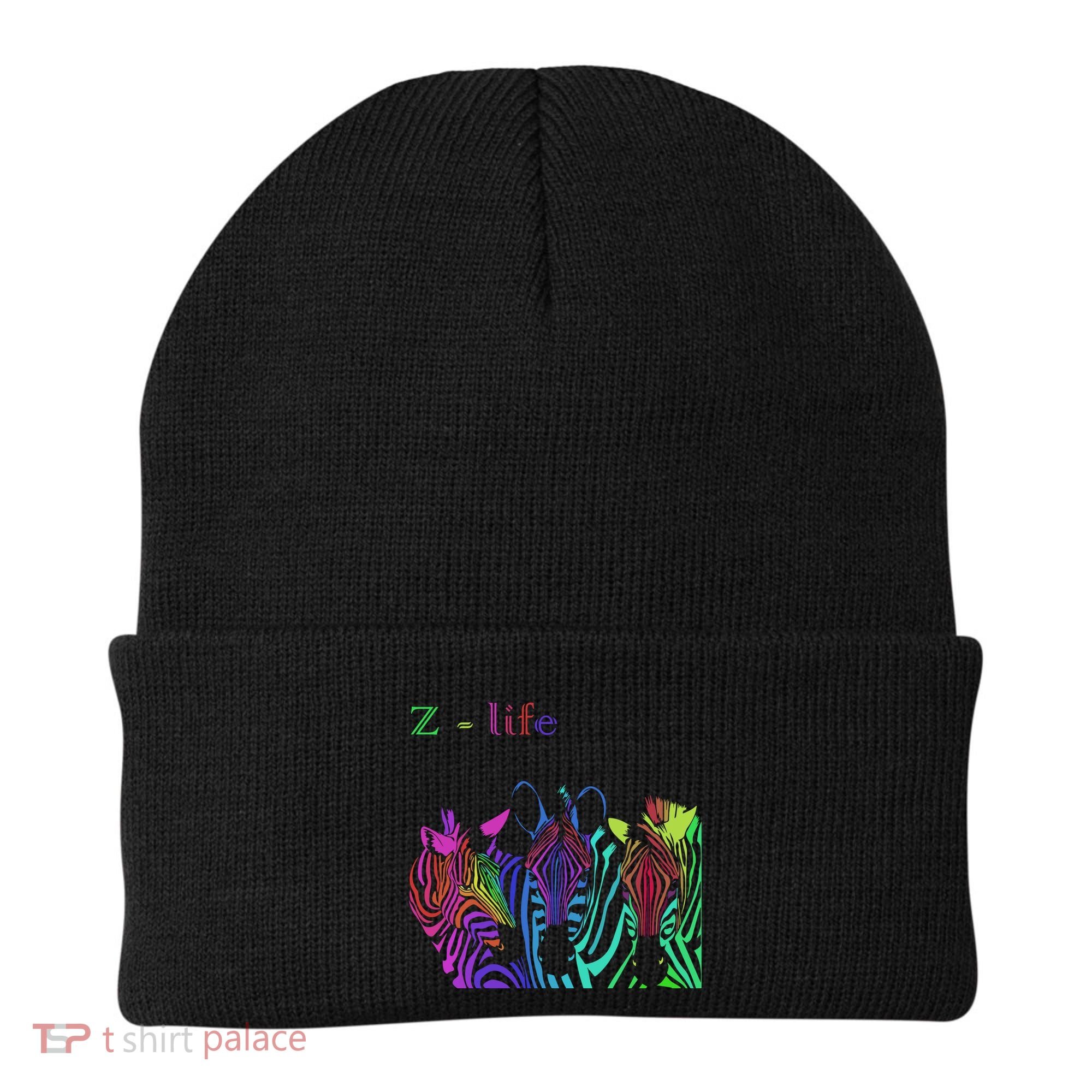 Zebra Life Z Three Zebras Beanie