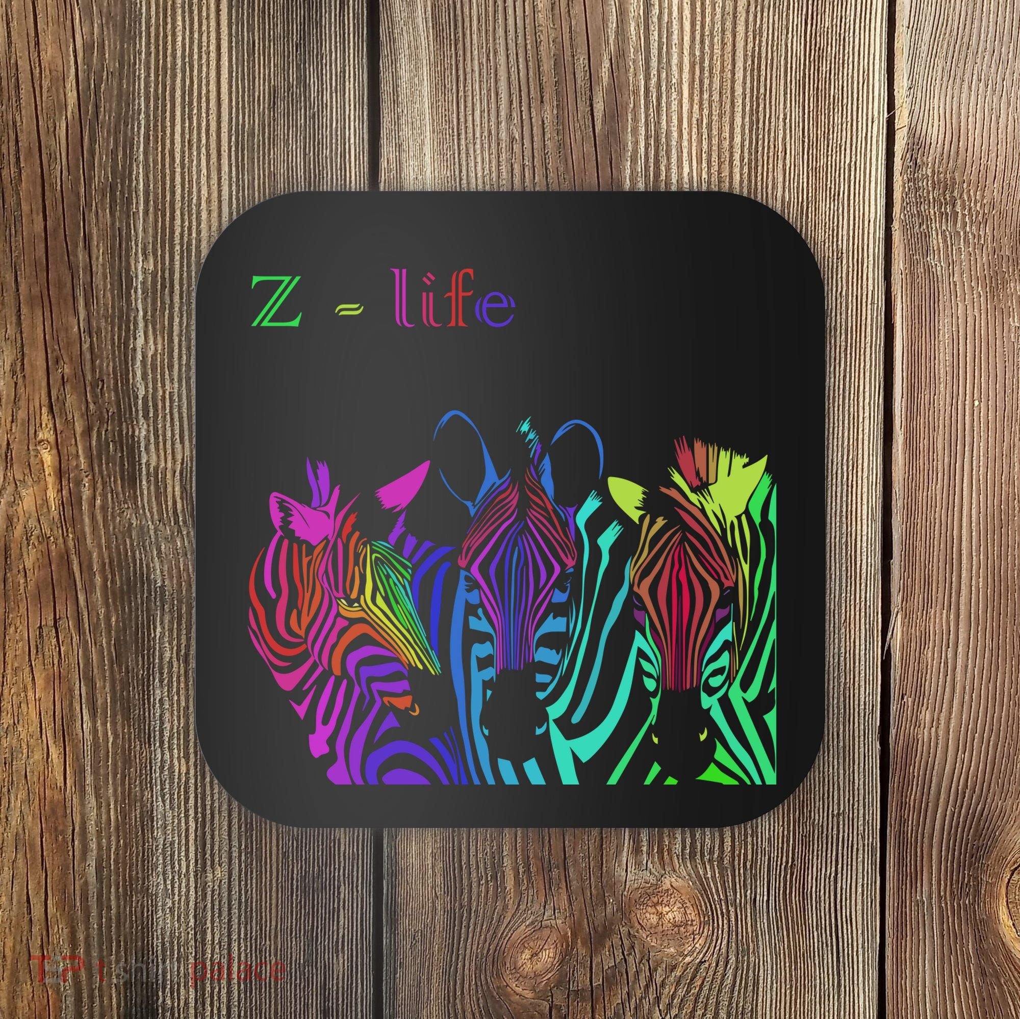 Zebra Life Z Three Zebras Coaster