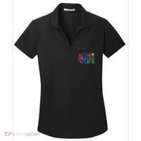 Zebra Life Z Three Zebras Women's Dry Zone Grid Polo thumb 0