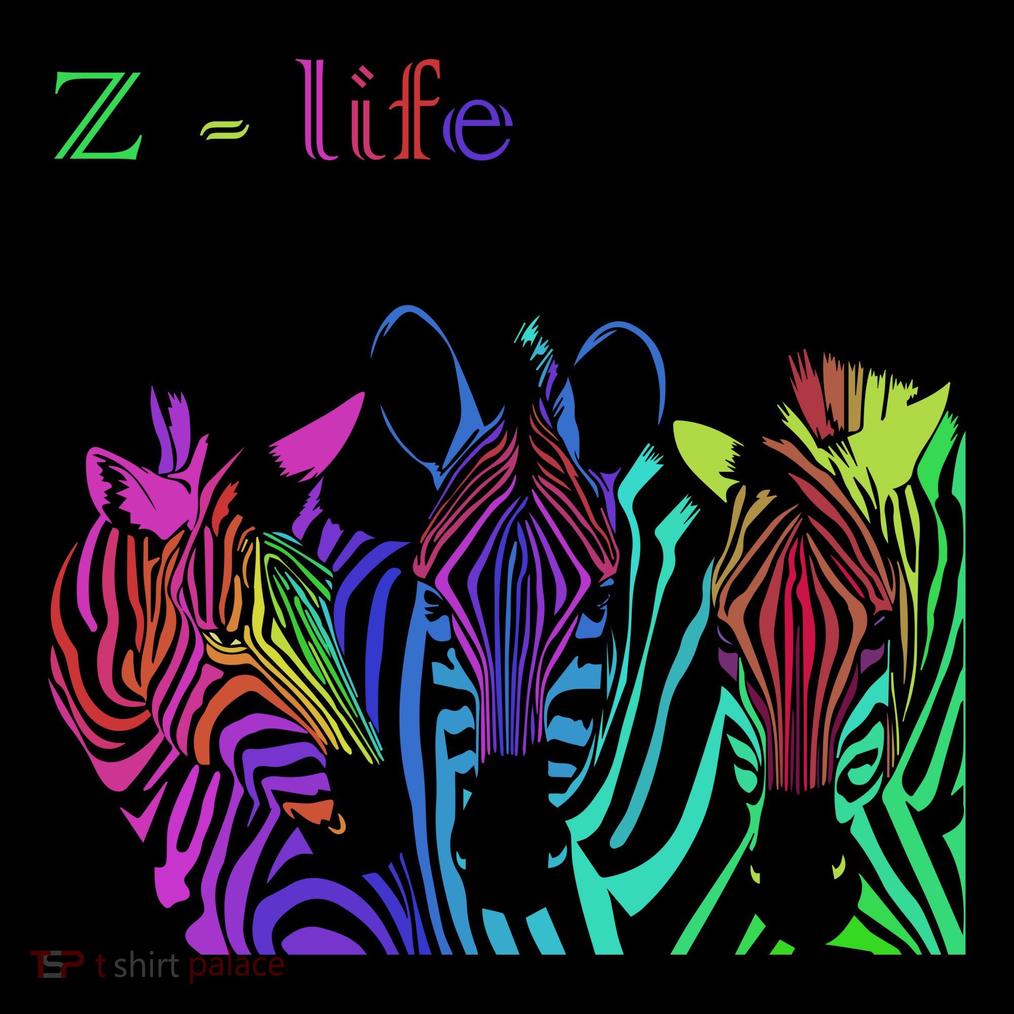 Zebra Life Z Three Zebras Women's Hoodie