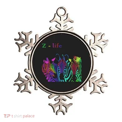 Zebra Life Z Three Zebras Ornament