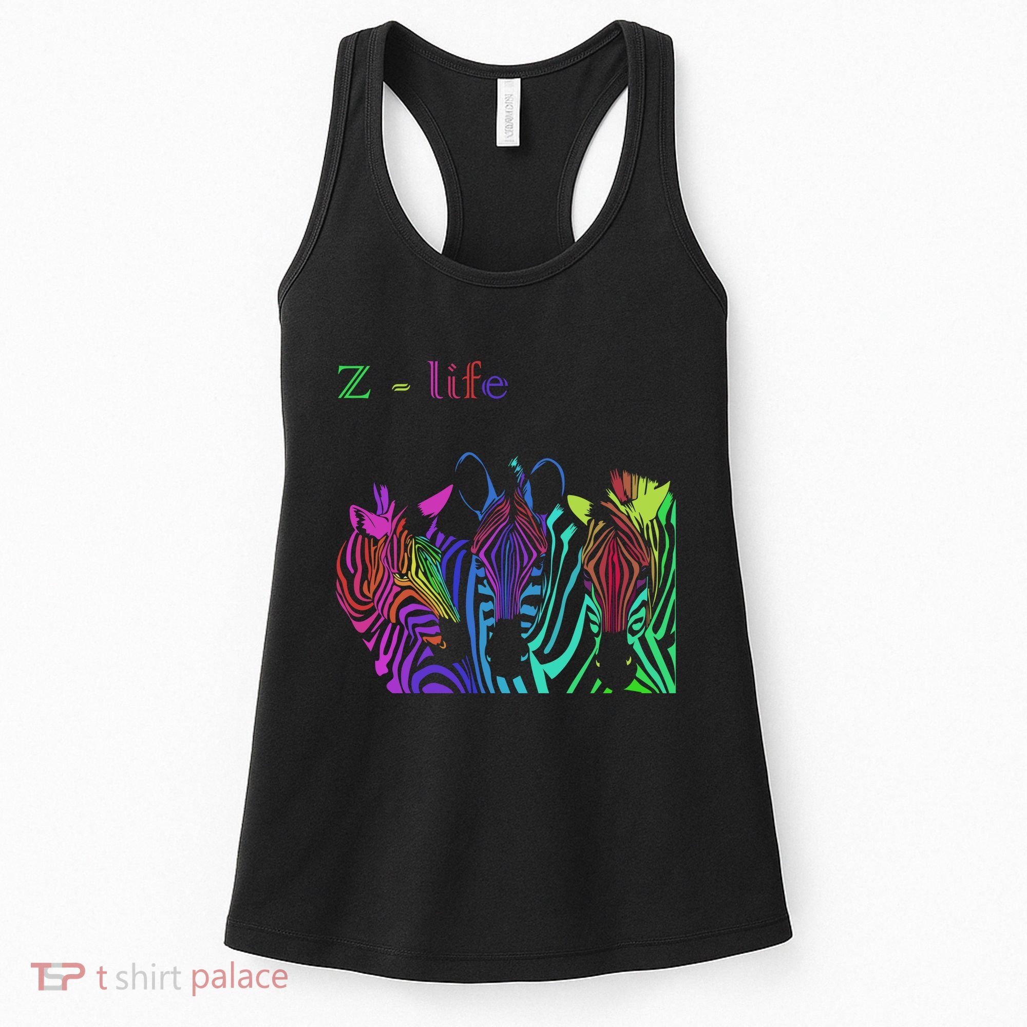 Zebra Life Z Three Zebras Women's Tank Top