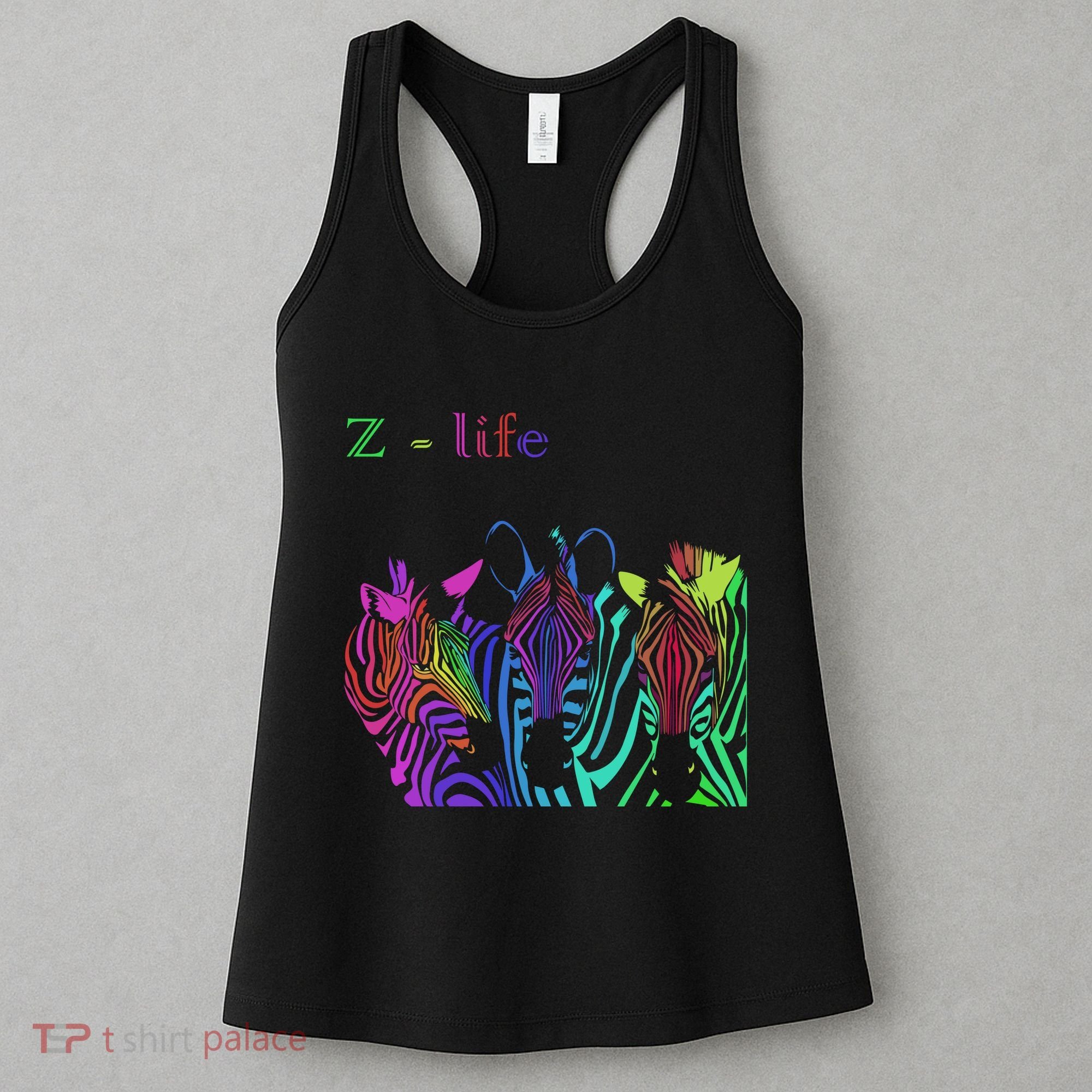 Zebra Life Z Three Zebras Women's Tank Top