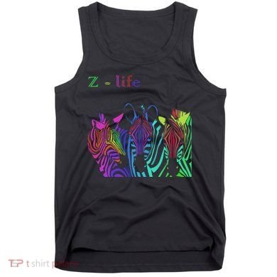 Zebra Life Z Three Zebras Tank Top