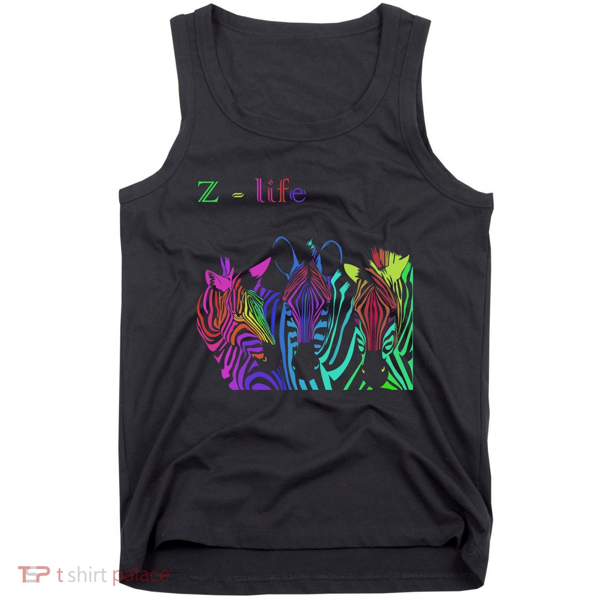Zebra Life Z Three Zebras Tank Top