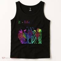 Zebra Life Z Three Zebras Tank Top thumb 2