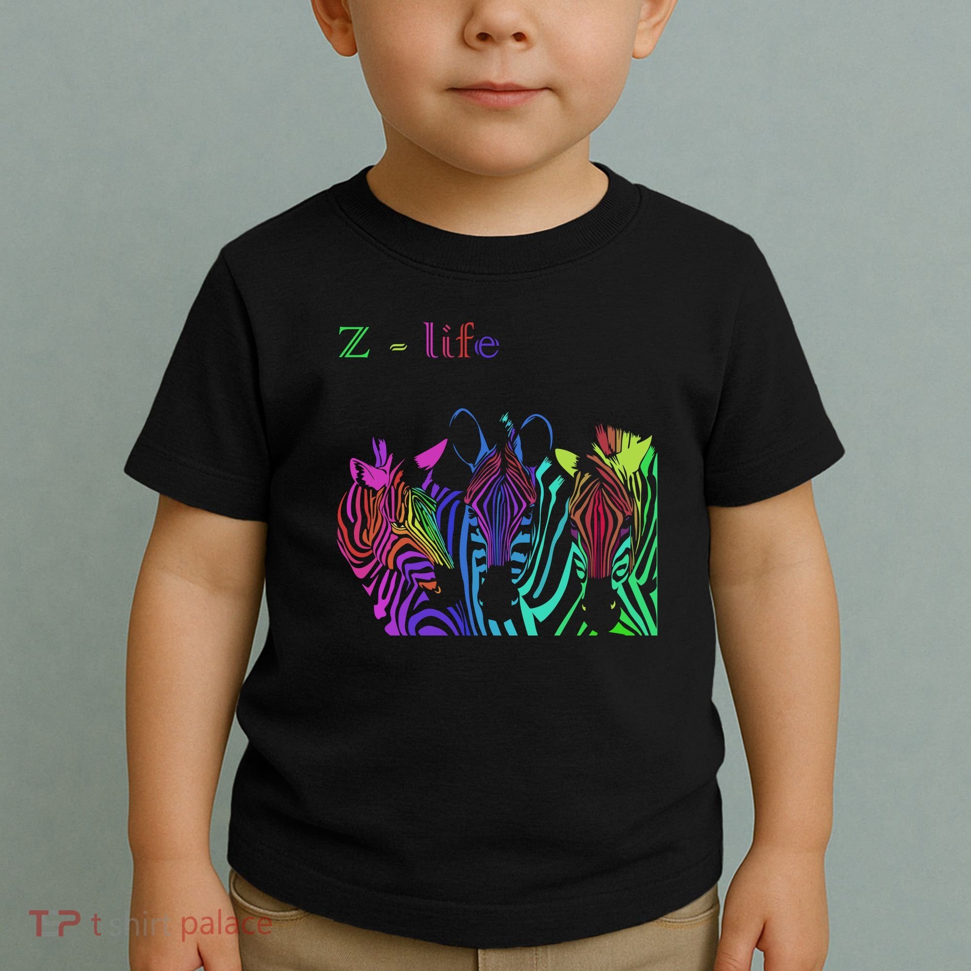 Zebra Life Z Three Zebras Toddler T-Shirt