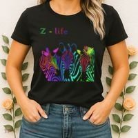 Zebra Life Z Three Zebras Women's T-Shirt thumb 2