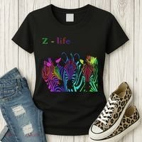 Zebra Life Z Three Zebras Women's T-Shirt thumb 3