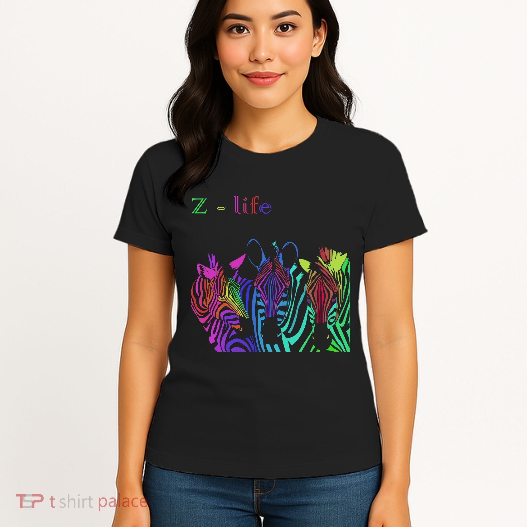 Zebra Life Z Three Zebras Women's T-Shirt