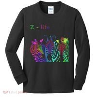 Zebra Life Z Three Zebras Kids Long Sleeve Shirt thumb 0