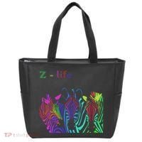 Zebra Life Z Three Zebras Tote Bag thumb 0