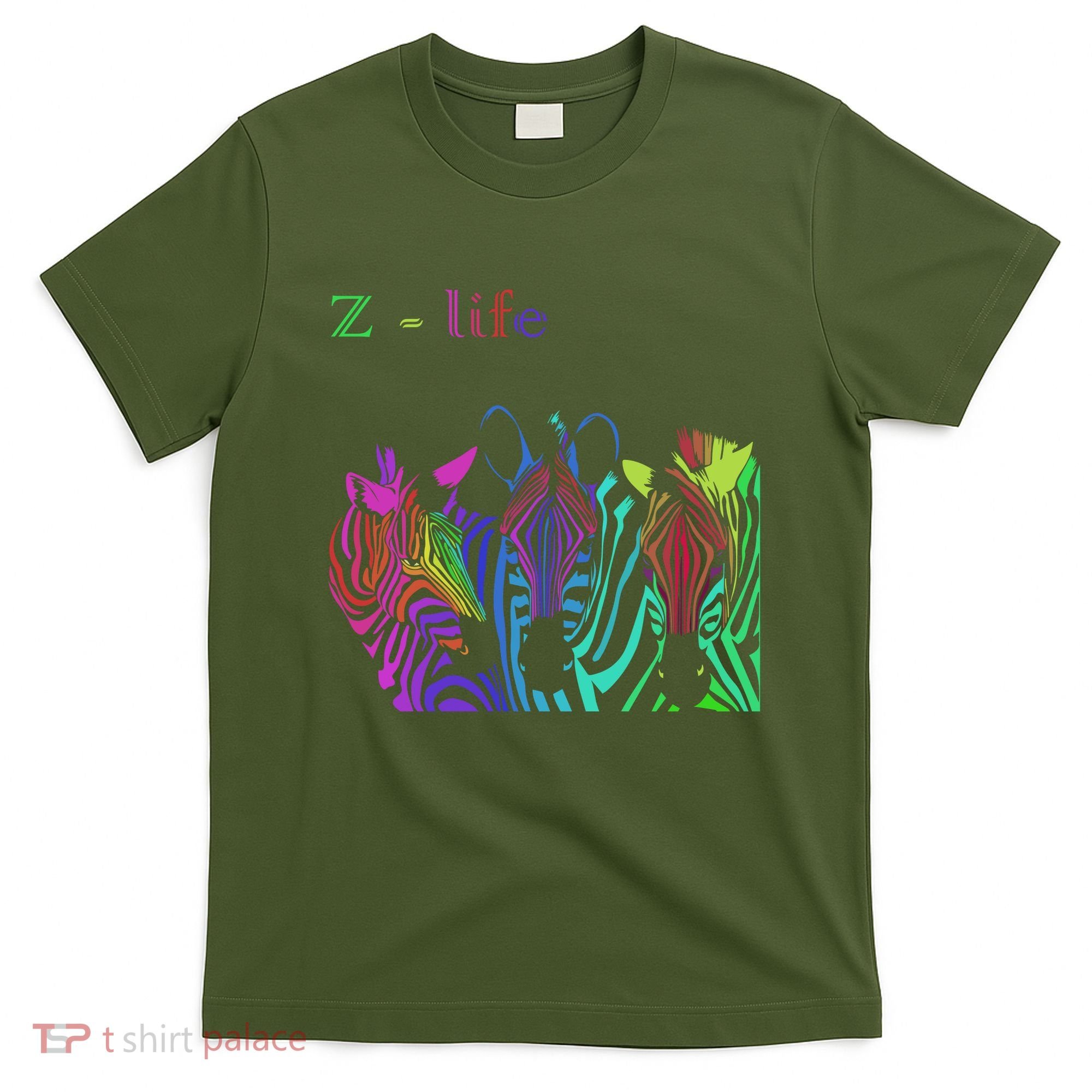 Zebra Life Z Three Zebras T-Shirt