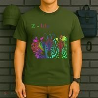 Zebra Life Z Three Zebras T-Shirt thumb 6