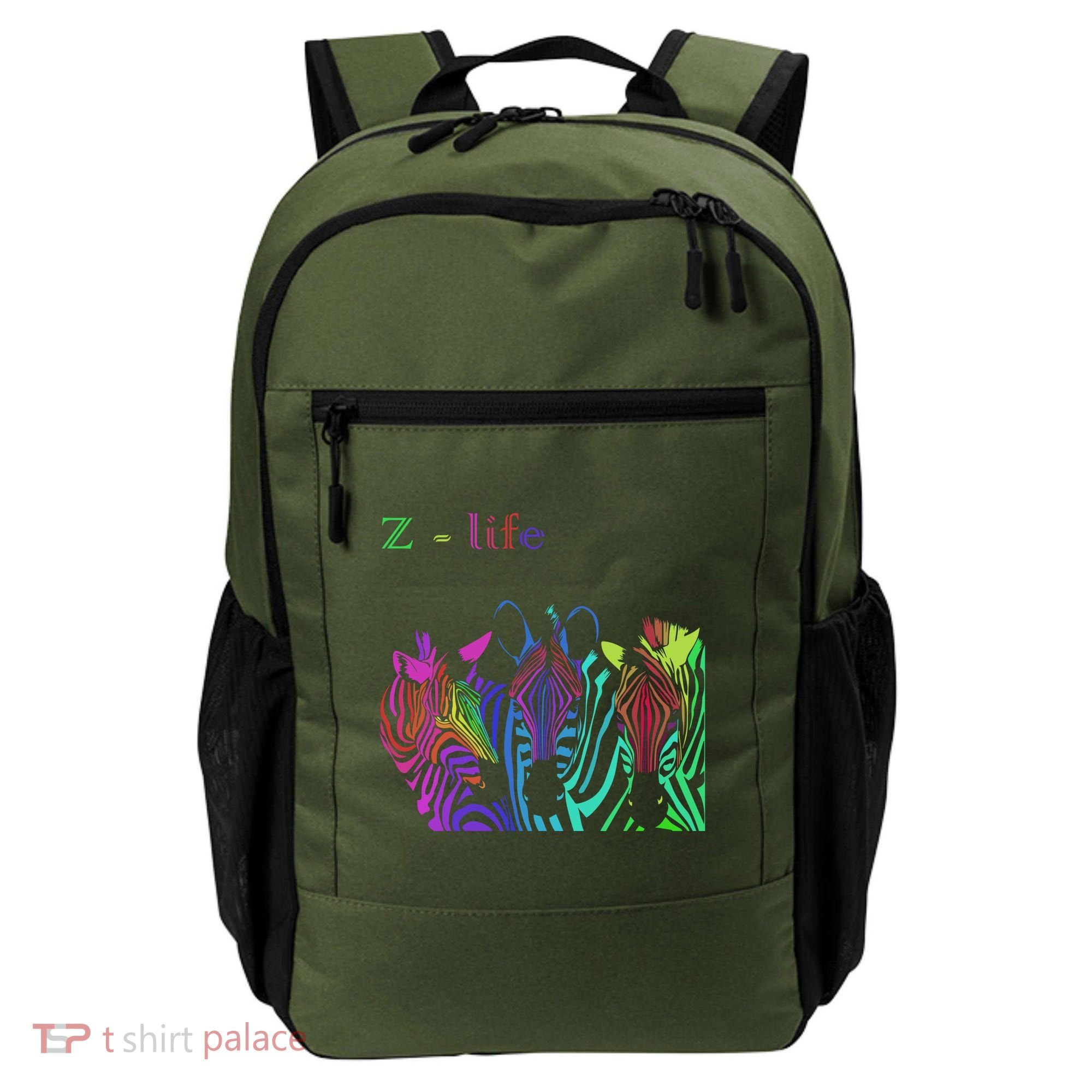 Zebra Life Z Three Zebras Backpack