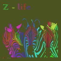 Zebra Life Z Three Zebras Kids Hoodie thumb 2