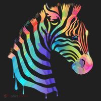 Zebra Neon Women's Sweatshirt thumb 2