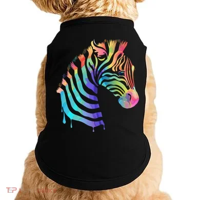 Zebra Neon Doggie Tank