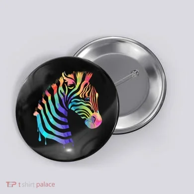 Zebra Neon Button