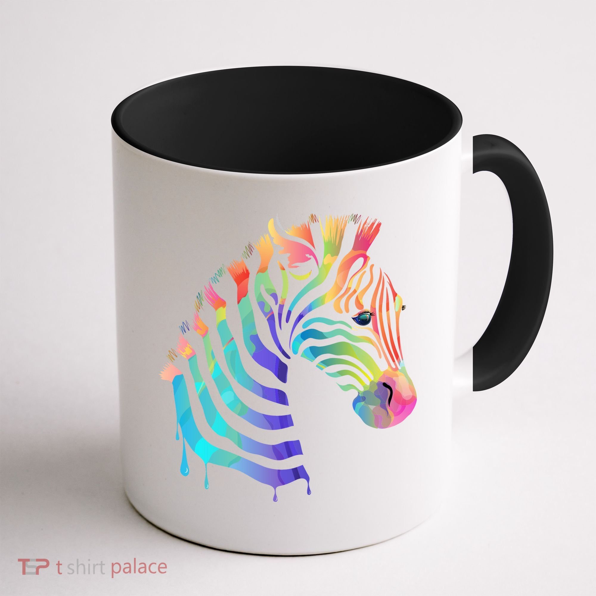 Zebra Neon Coffee Mug