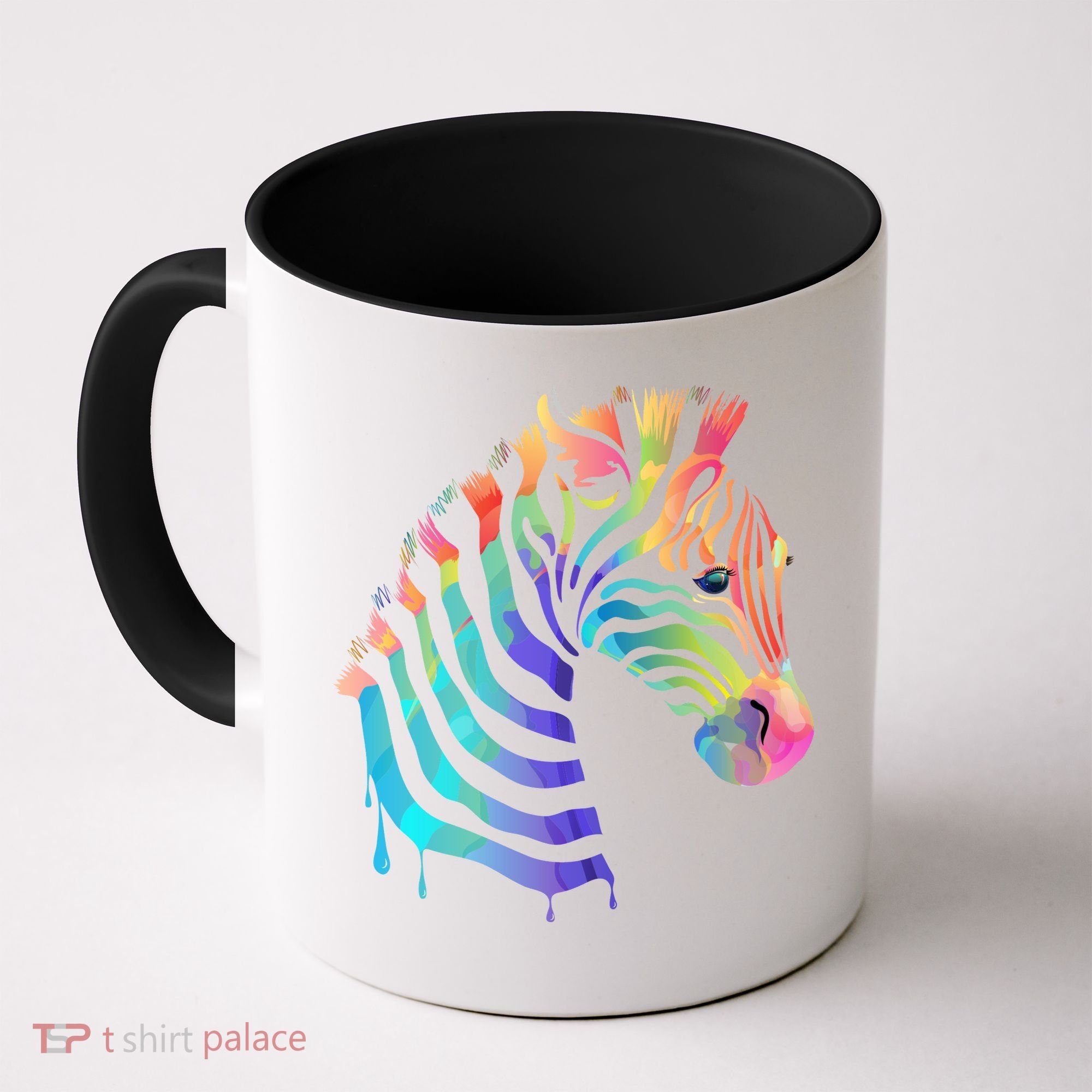 Zebra Neon Coffee Mug